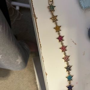 Betsey Johnson Rainbow star bracelet